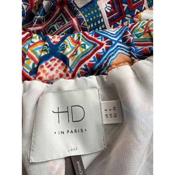 HD Paris Olympia Silk Midi Skirt Size 4 NWT Anthropologie $158 - Picture 3 of 8